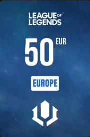 League of legends 50 EUR Gift Card - Digital Key