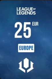 League of legends 25 EUR Gift Card - Digital Key