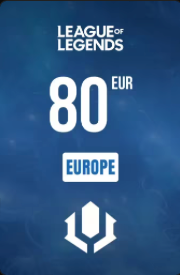 League of legends 80 EUR Gift Card - Digital Key