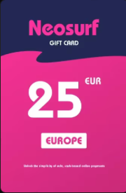 Neosurf 25 EUR Gift Card - Digital Key
