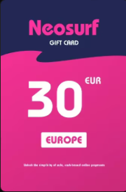 Neosurf 30 EUR Gift Card - Digital Key