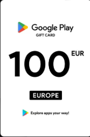 Google Play 100 EUR Gift Card - Digital Key