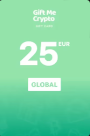 Gift Me Crypto 25 EUR Gift Card (Global) - Digital Key