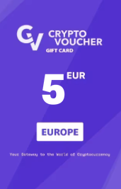 Crypto Voucher 5 EUR Gift Card (Europe) - Digital Key